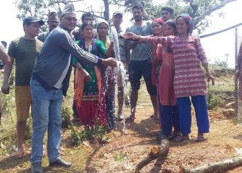 ४५ लाखको लिप्ट खानेपानी सम्पन्न